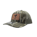 East Coast Waterfowl Leather Woodie Patch Hat - Hunter's Wholesale